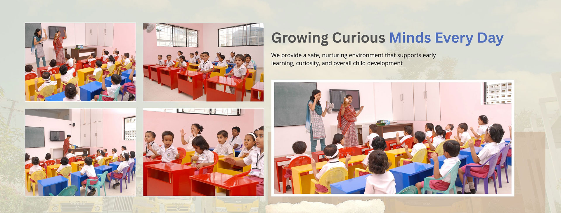 CBSE school students learning in classroom at Kolhapur